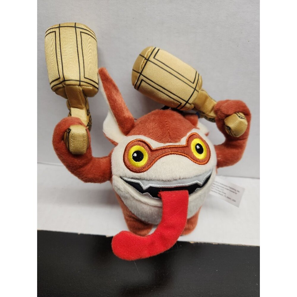 Skylanders Kaos Trap‎ Team Plush Toy & Drumsticks & Zipper Back 2012 Activision